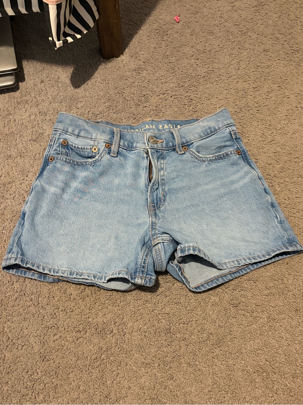 American Eagle Outfitters Light Wash Denim Shorts